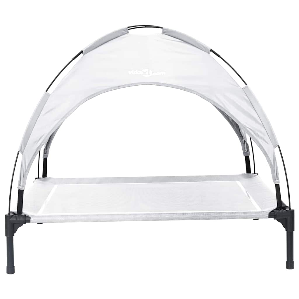 Κρεβάτι Σκύλου Ασημί Γκρι 104 x 86 x 84,5 εκ Ατσάλι