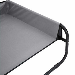 Κρεβάτι Σκύλου Ανοιχτό γκρι 70 x 70 x 28,5 εκ. Ατσάλι - Pakobazaar
