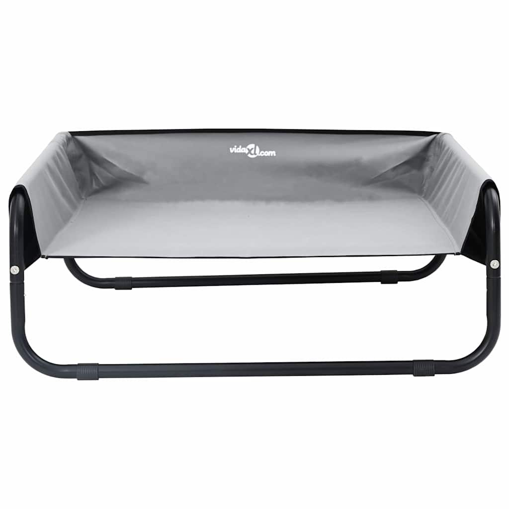 Κρεβάτι Σκύλου Ανοιχτό γκρι 70 x 70 x 28,5 εκ. Ατσάλι - Pakobazaar