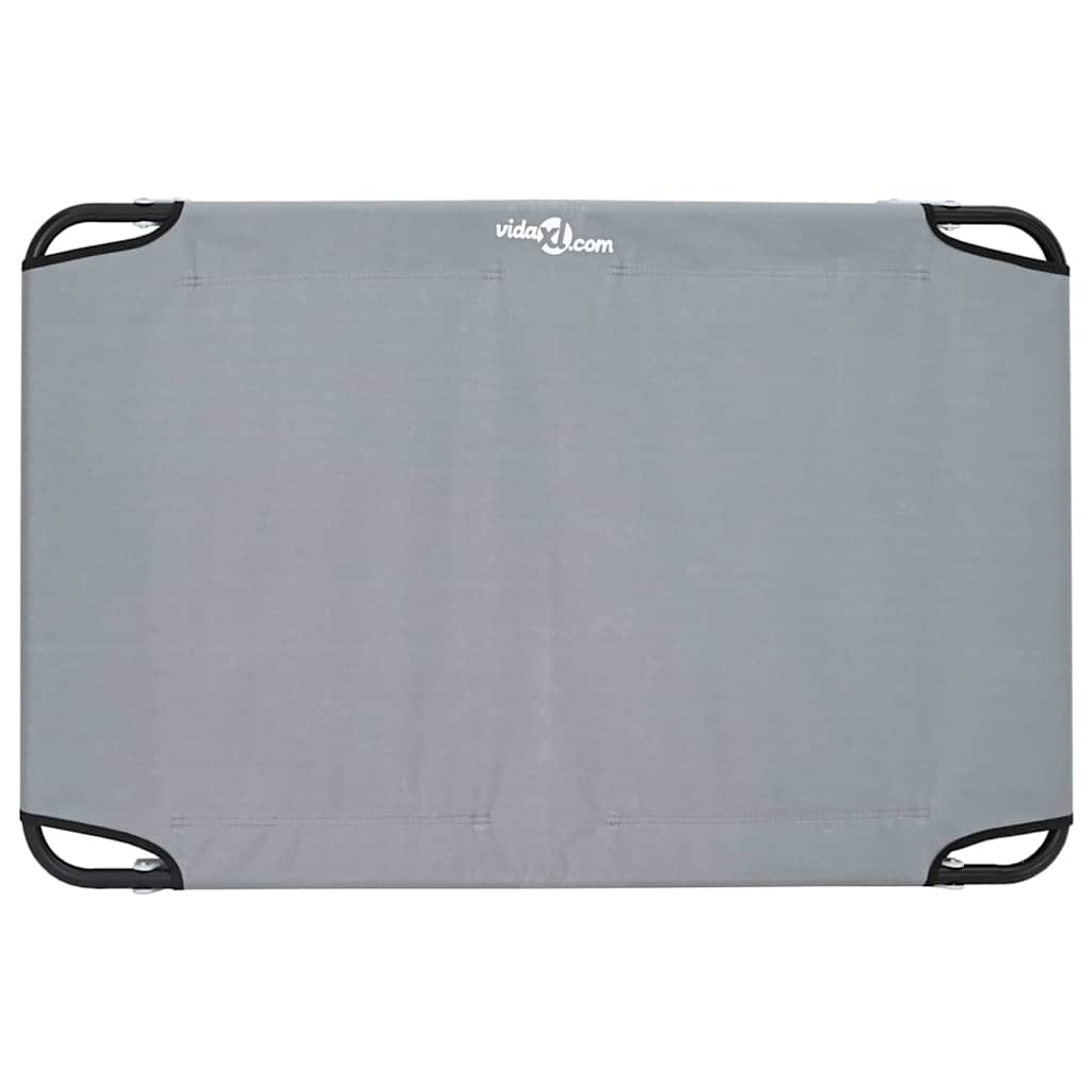 Κρεβάτι Σκύλου Ανοιχτό γκρι 90 x 55 x 18 εκ. Ατσάλι - Pakobazaar