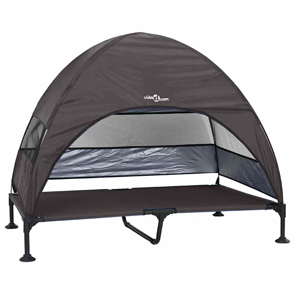 Ανασηκωμένο Κρεβάτι Σκύλου Καφέ 127 x 81 x 108 εκ. - Pakobazaar