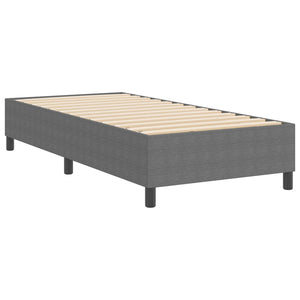 Κρεβάτι πλατφόρμα Ανοιχτό γκρι 90 x 190 cm Υφασμάτινο Κορντουρά