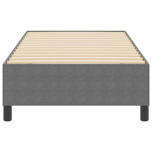 Κρεβάτι πλατφόρμα Ανοιχτό γκρι 90 x 190 cm Υφασμάτινο Κορντουρά