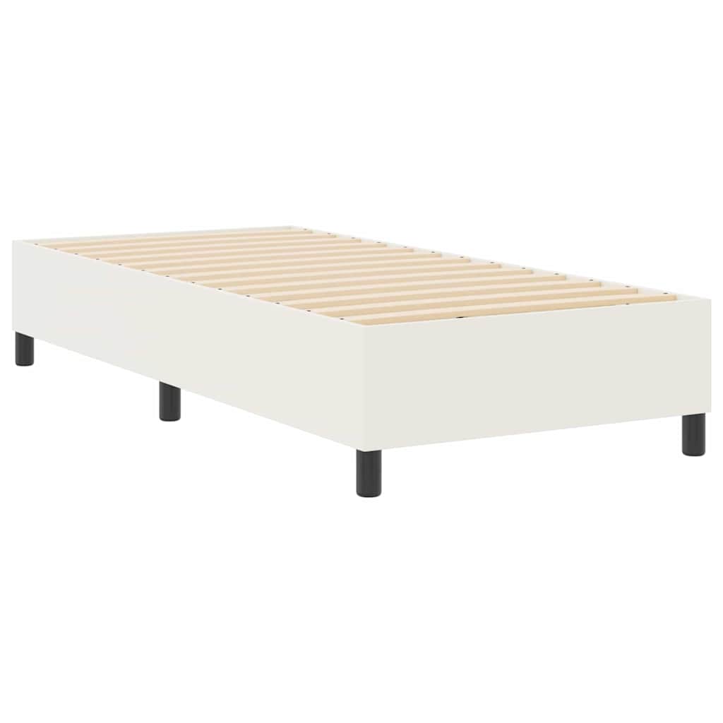 Κρεβάτι πλατφόρμα Κρεμ 90 x 190 cm ύφασμα - Pakobazaar
