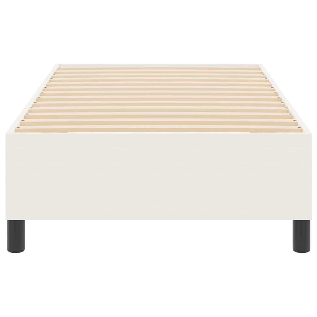 Κρεβάτι πλατφόρμα Κρεμ 90 x 190 cm ύφασμα - Pakobazaar