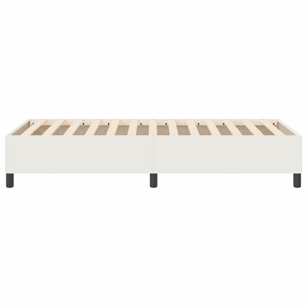 Κρεβάτι πλατφόρμα Κρεμ 90 x 190 cm ύφασμα - Pakobazaar