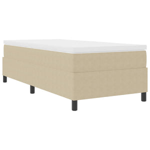 Κρεβάτι πλατφόρμα Γκρι Πράσινο 90 x 190 cm Υφασμάτινο Κορντουρά - Pakobazaar