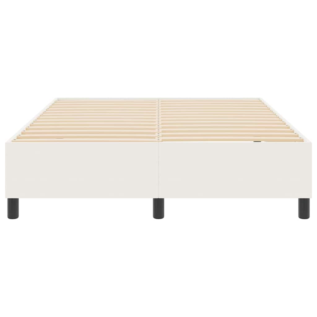 Κρεβάτι πλατφόρμα Κρεμ 140 x 190 cm ύφασμα - Pakobazaar