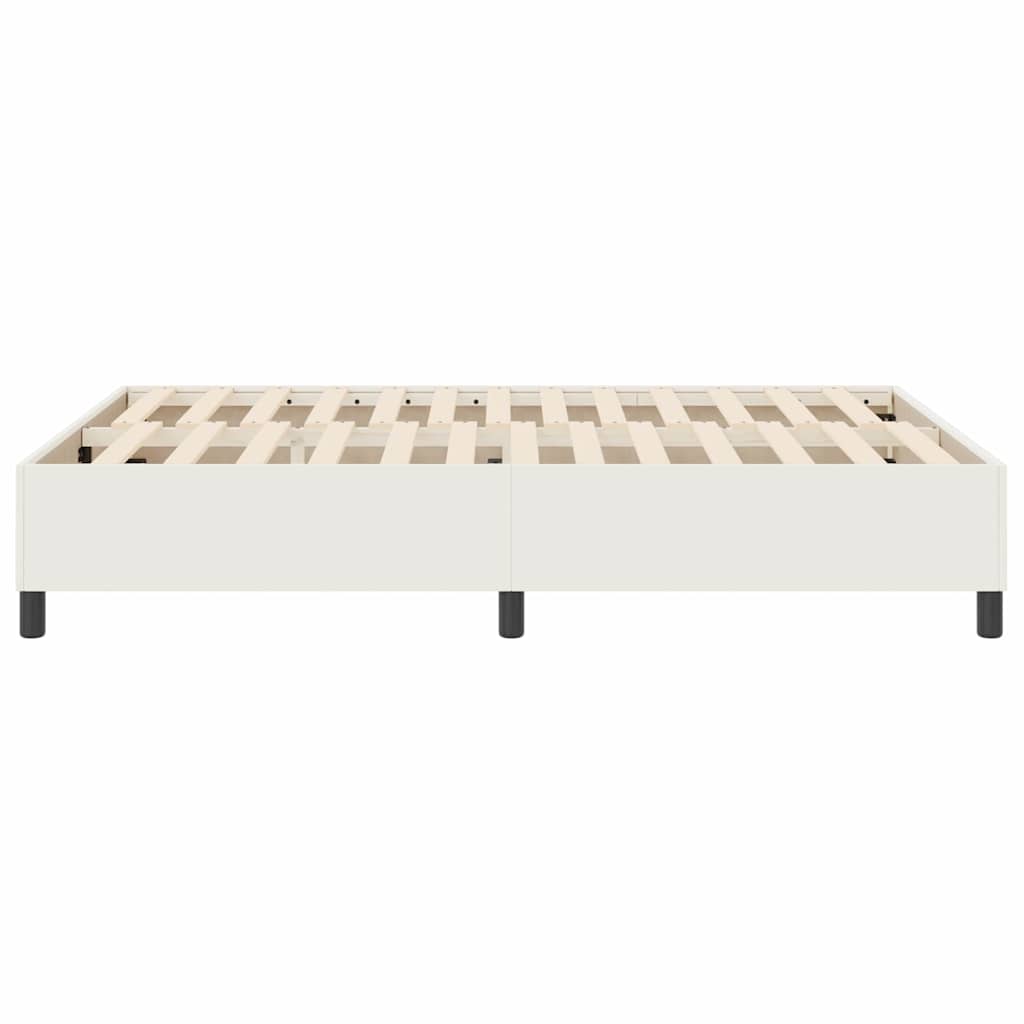 Κρεβάτι πλατφόρμα Κρεμ 140 x 190 cm ύφασμα - Pakobazaar