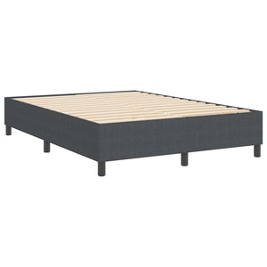 Κρεβάτι πλατφόρμα Σκούρο Γκρι 160 x 200 cm Υφασμάτινο Κορντουρά
