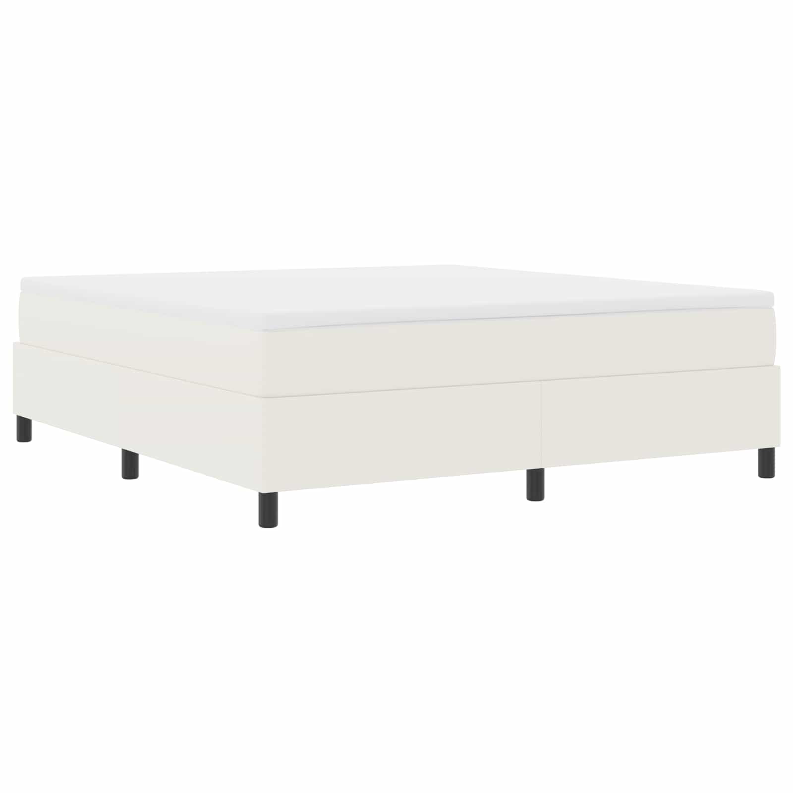 Κρεβάτι πλατφόρμα Κρεμ 180 x 200 cm ύφασμα - Pakobazaar