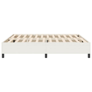 Κρεβάτι πλατφόρμα Κρεμ 180 x 200 cm Υφασμάτινο Κορντουρά - Pakobazaar