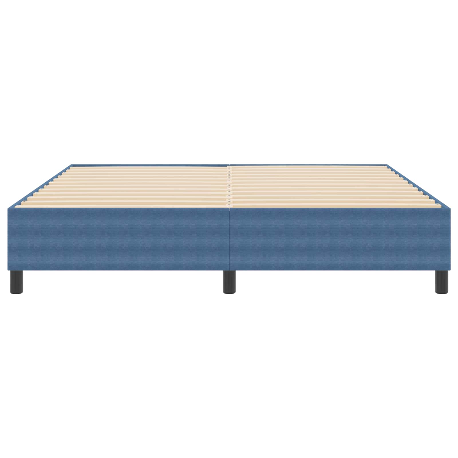 Κρεβάτι πλατφόρμα Μπλε 180 x 200 cm Υφασμάτινο Κορντουρά