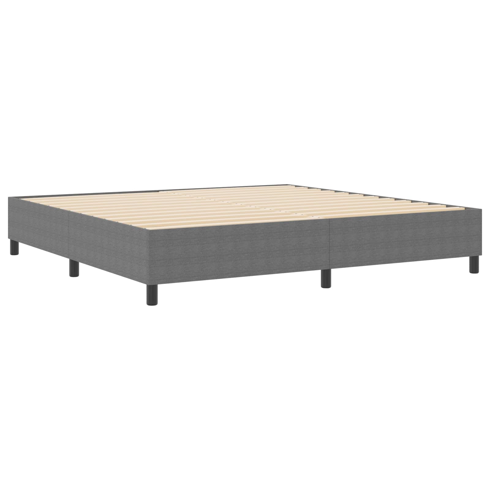 Κρεβάτι πλατφόρμα Ανοιχτό γκρι 200 x 200 cm