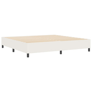 Κρεβάτι πλατφόρμα Κρεμ 200 x 200 cm ύφασμα - Pakobazaar
