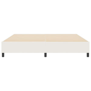 Κρεβάτι πλατφόρμα Κρεμ 200 x 200 cm ύφασμα - Pakobazaar
