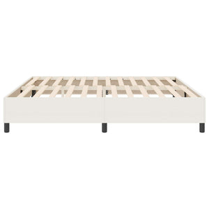 Κρεβάτι πλατφόρμα Κρεμ 200 x 200 cm ύφασμα - Pakobazaar