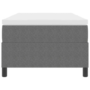Κρεβάτι με ελατήρια Ανοιχτό Γκρι και Λευκό 80 x 200 cm