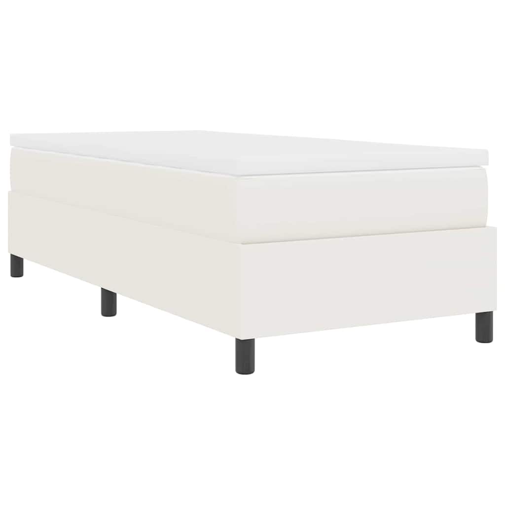 Κρεβάτι με ελατήρια Κρέμα και Λευκό 80 x 200 cm