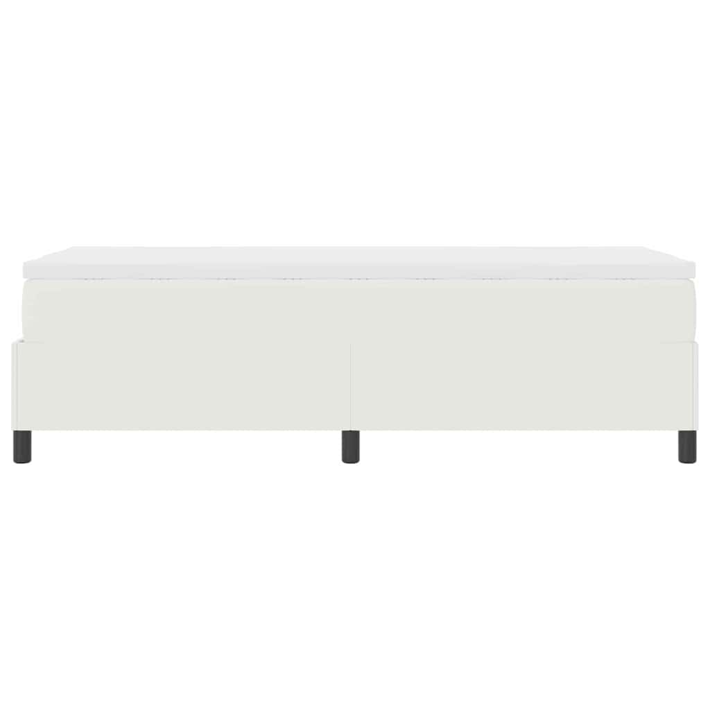 Κρεβάτι με ελατήρια Κρέμα και Λευκό 90 x 190 cm