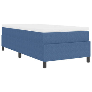 Κρεβάτι με ελατήρια Μπλε και άσπρο 90 x 190 cm - Pakobazaar