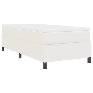 Κρεβάτι με ελατήρια Κρέμα και Λευκό 100 x 200 cm - Pakobazaar
