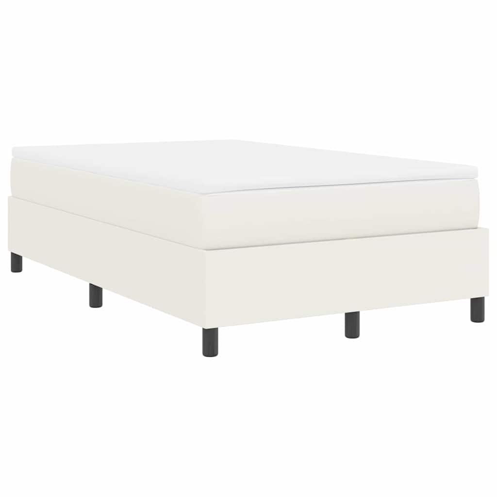 Κρεβάτι με ελατήρια Κρέμα και Λευκό 120 x 200 cm - Pakobazaar