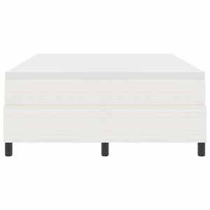 Κρεβάτι με ελατήρια Κρέμα και Λευκό 140 x 190 cm - Pakobazaar