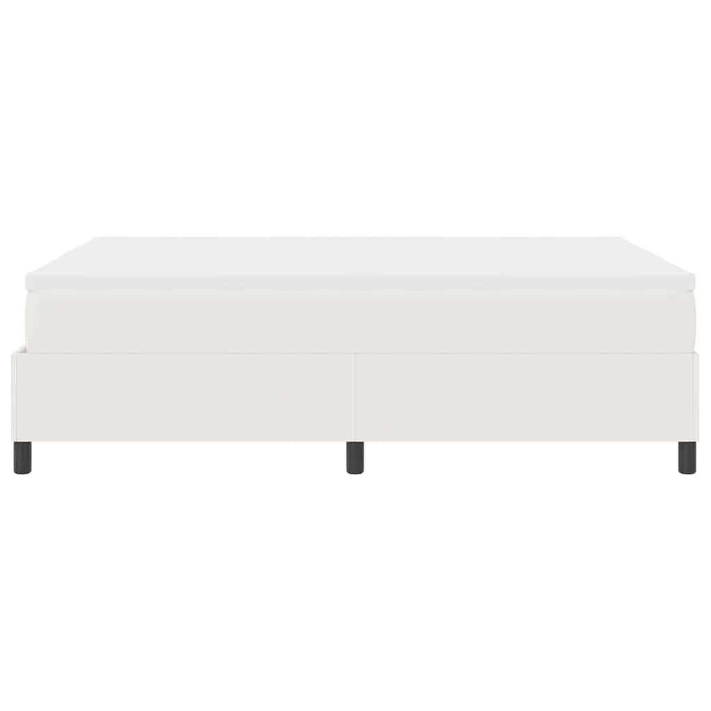 Κρεβάτι με ελατήρια Κρέμα και Λευκό 140 x 200 cm - Pakobazaar