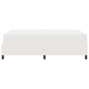 Κρεβάτι με ελατήρια Κρέμα και Λευκό 140 x 200 cm - Pakobazaar