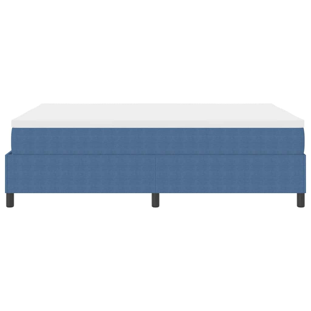 Κρεβάτι με ελατήρια Μπλε και άσπρο 140 x 200 cm - Pakobazaar