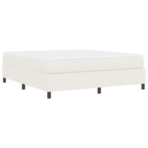 Κρεβάτι με ελατήρια Κρέμα και Λευκό 180 x 200 cm - Pakobazaar