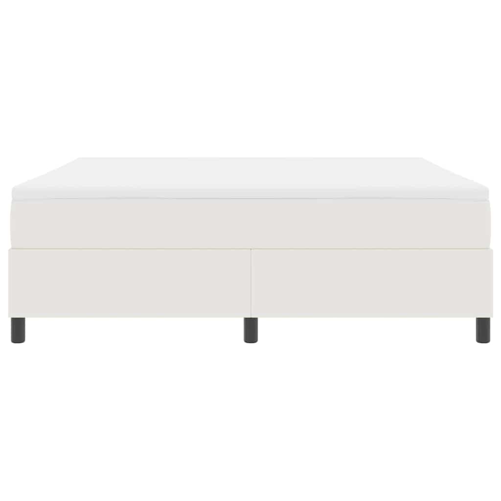 Κρεβάτι με ελατήρια Κρέμα και Λευκό 180 x 200 cm - Pakobazaar