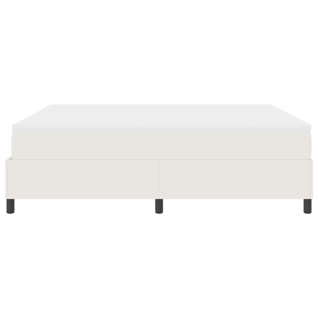 Κρεβάτι με ελατήρια Κρέμα και Λευκό 180 x 200 cm - Pakobazaar