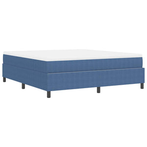 Κρεβάτι με ελατήρια Μπλε και άσπρο 180 x 200 cm