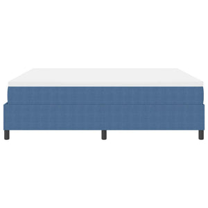 Κρεβάτι με ελατήρια Μπλε και άσπρο 180 x 200 cm