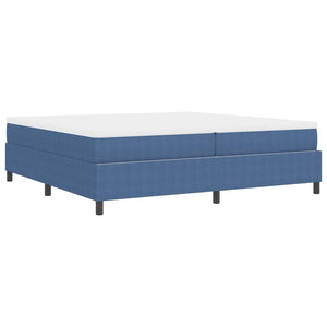 Κρεβάτι με ελατήρια Μπλε και άσπρο 200 x 200 cm