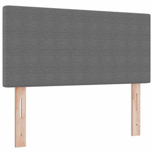LED Κρεβάτι με βάθρο Ανοιχτό Γκρι και Λευκό 80 x 200 cm - Pakobazaar