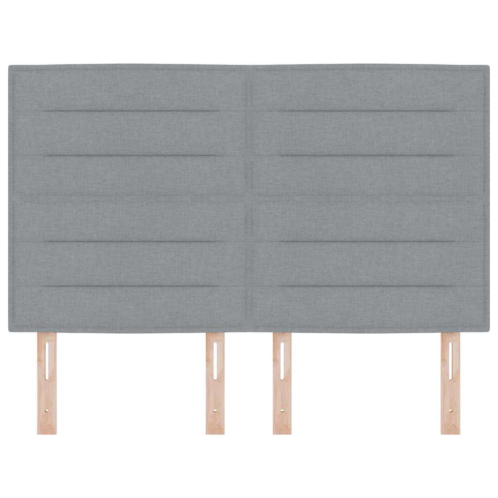 Κεφαλάρι Ανοιχτό γκρι 144 cm ύφασμα - Pakobazaar