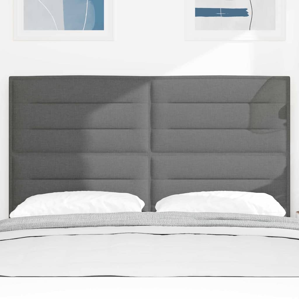 Κεφαλάρι Σκούρο Γκρι 144 cm ύφασμα - Pakobazaar