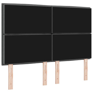 Κεφαλάρι Σκούρο Γκρι 144 cm ύφασμα - Pakobazaar