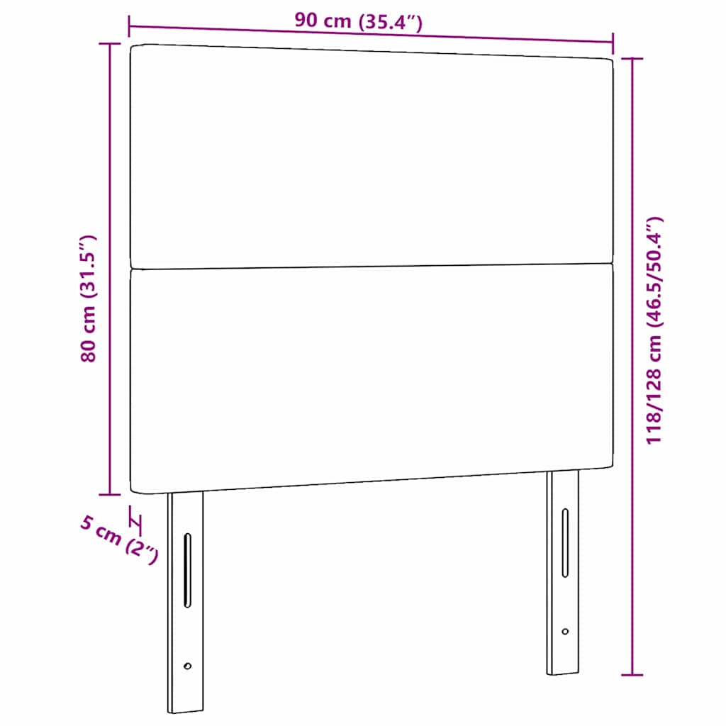 Κεφαλάρι Ανοιχτό Πράσινο Γκρι 90 cm Υφασμάτινο Κορντουρά - Pakobazaar