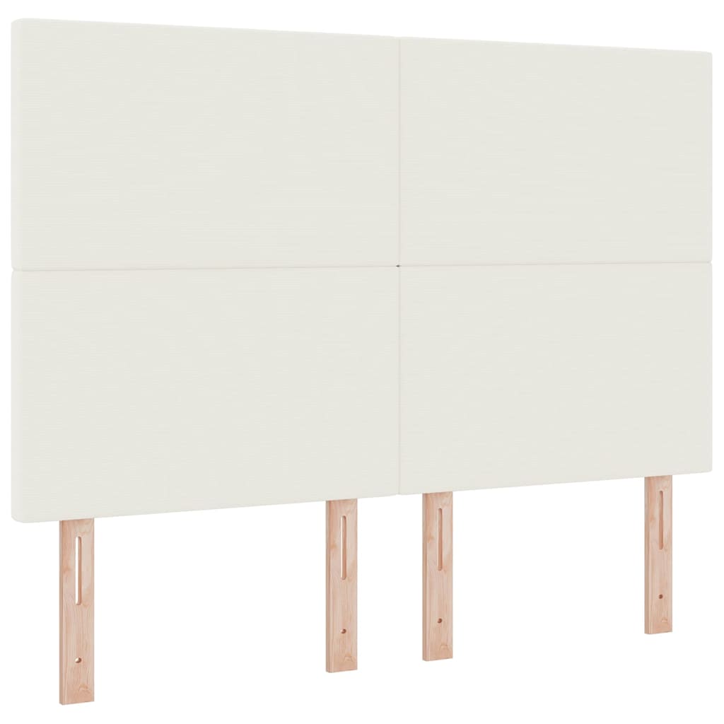 Κεφαλάρι Κρεμ 144 cm Υφασμάτινο Κορντουρά - Pakobazaar