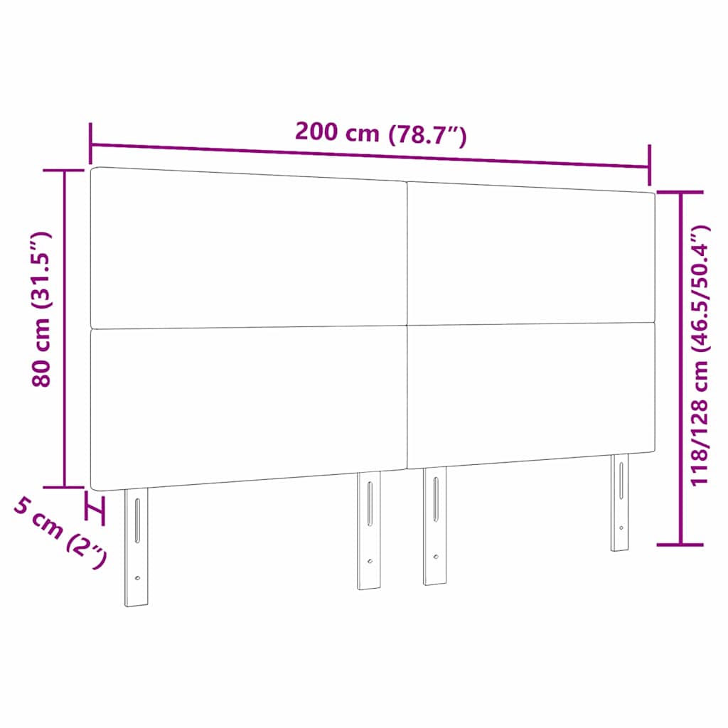 Κεφαλάρι Κρεμ 200 cm Υφασμάτινο Κορντουρά - Pakobazaar