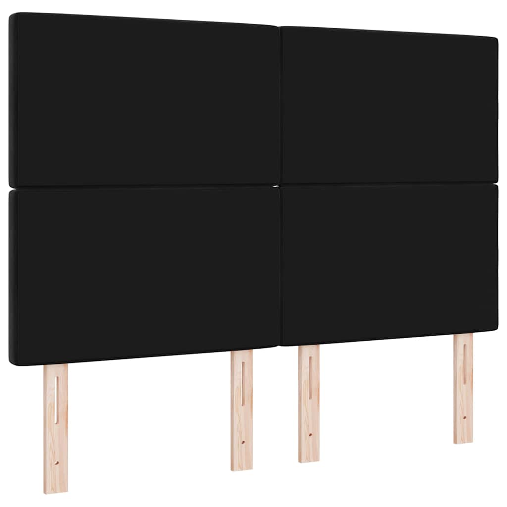 Κεφαλάρι Μαύρο 144 cm Βελούδο - Pakobazaar