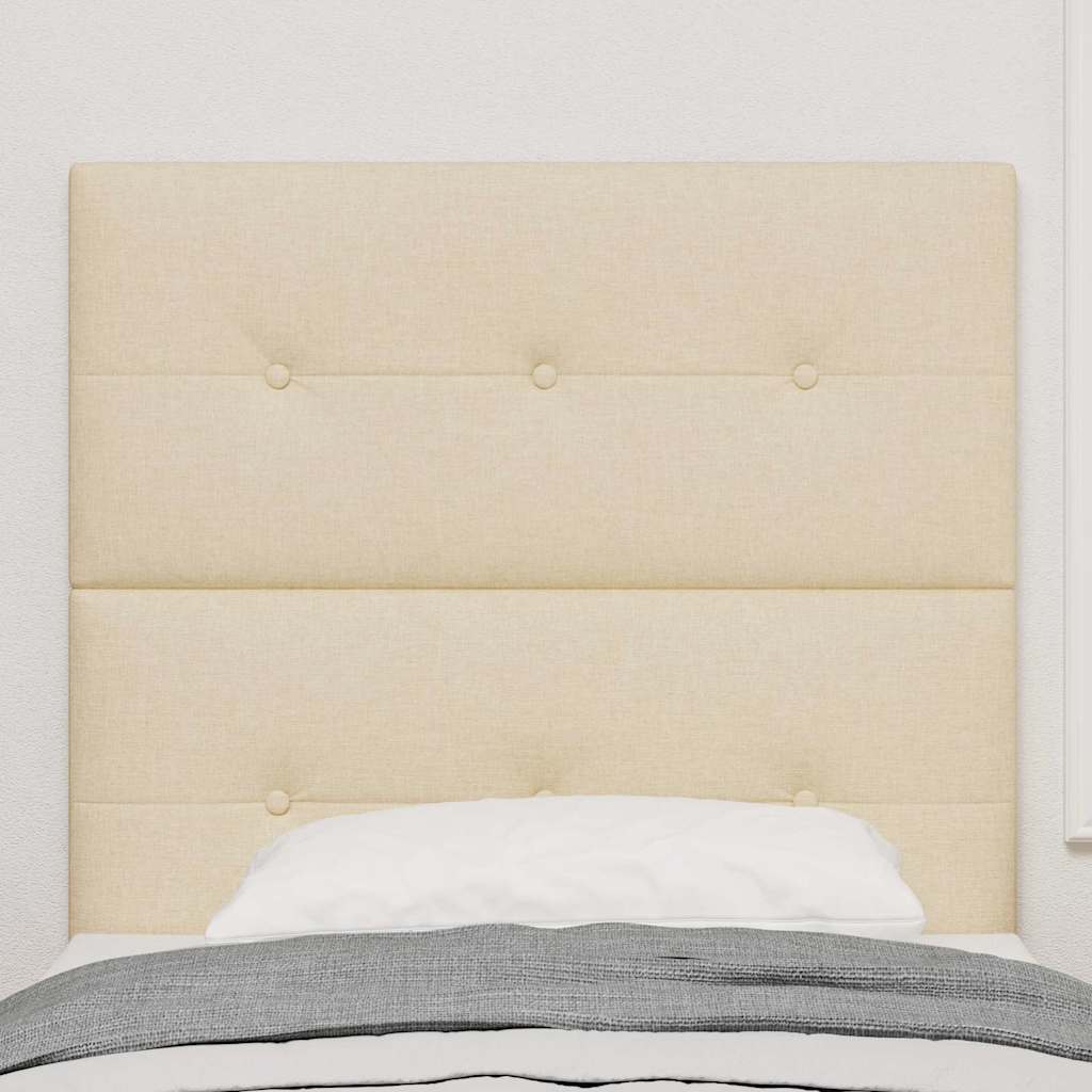 Ρυθμιζόμενη Κρεβατοκεφαλή με κεφαλάρι Κρεμ 80 cm ύφασμα - Pakobazaar