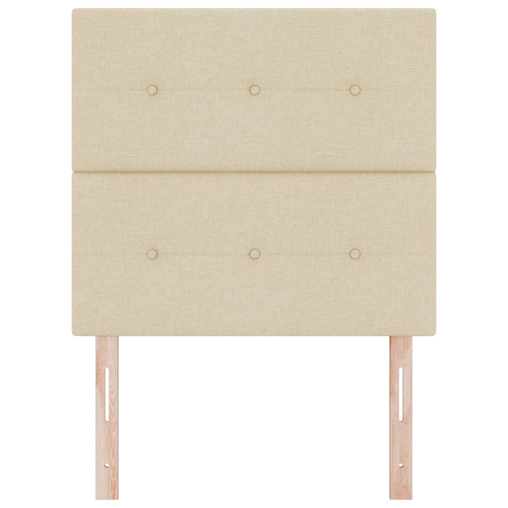 Ρυθμιζόμενη Κρεβατοκεφαλή με κεφαλάρι Κρεμ 80 cm ύφασμα - Pakobazaar