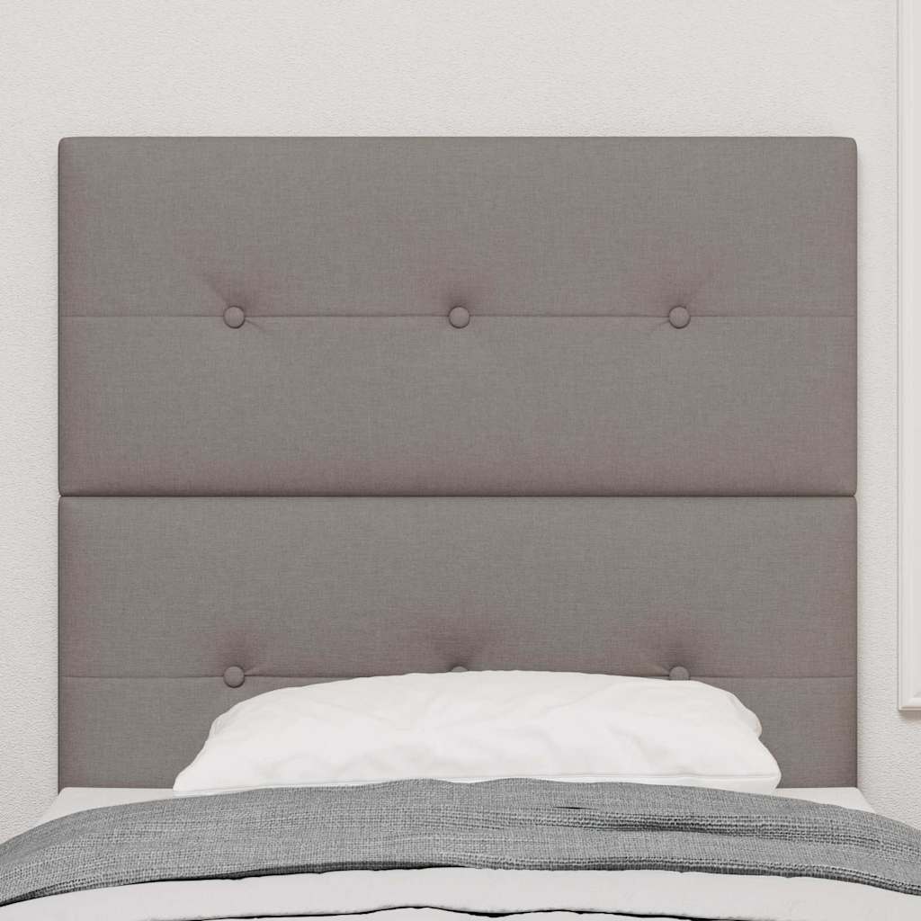 Ρυθμιζόμενη Κρεβατοκεφαλή με κεφαλάρι Taupe 100 cm ύφασμα - Pakobazaar