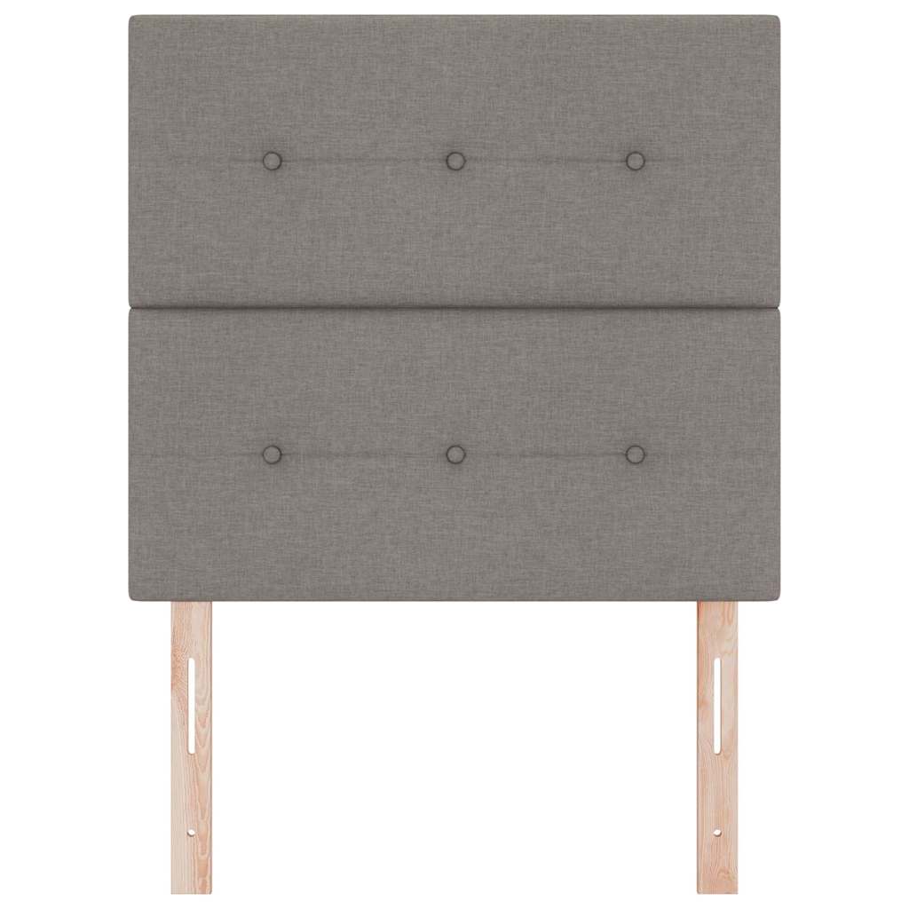 Ρυθμιζόμενη Κρεβατοκεφαλή με κεφαλάρι Taupe 100 cm ύφασμα - Pakobazaar