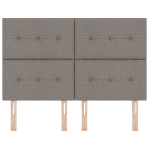 Ρυθμιζόμενη Κρεβατοκεφαλή με κεφαλάρι Taupe 144 cm ύφασμα - Pakobazaar